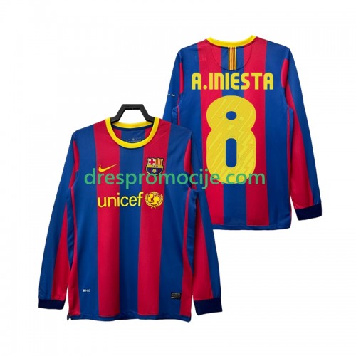 FC Barcelona A INIESTA 8 2010 2011 Dres Retro Domaći Dugim Rukavima FC Barcelona A INIESTA 8 2010 2011 Dres Retro Domaći Dugim Rukavima